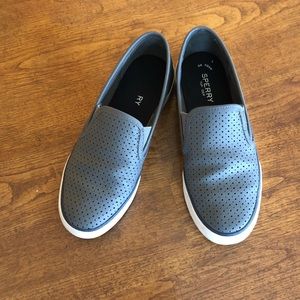 Sperry leather slip on